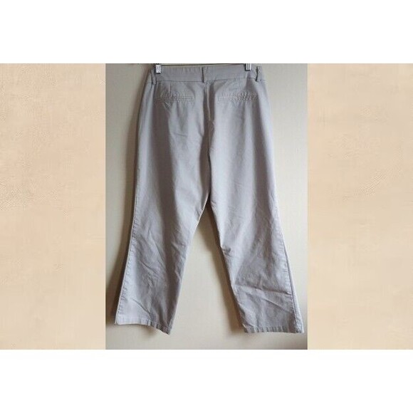 Dockers Womens Size 14S Khaki Beige Chino Pants Twill Comfy Casual Travel Work - Picture 2 of 7